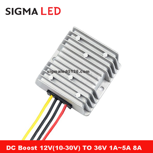 Converter 12V to 60V, 120W Step up 24V to 60V DC-DC Boost Converter Modules Power Supply for Solar Panel