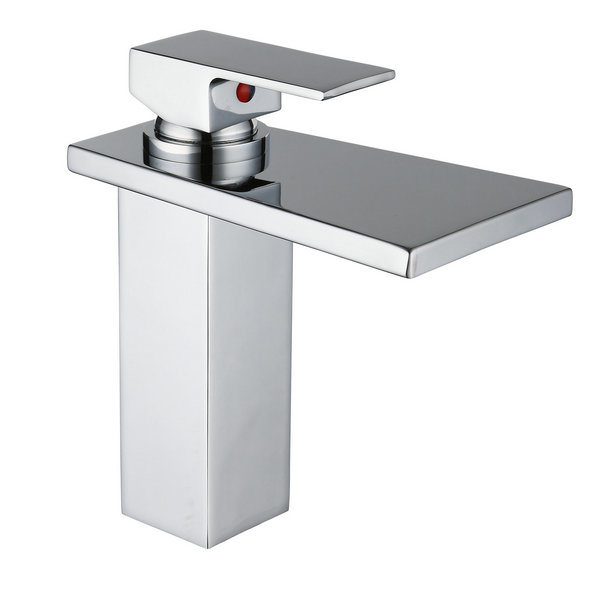 Waterfall Basin Faucet with Chrome Plated