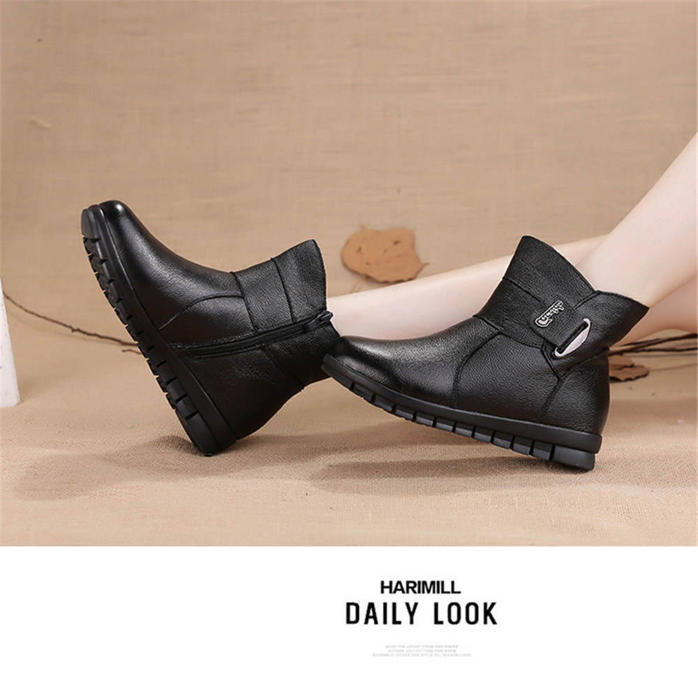 Lady Leather Boots/Fashion Leather Boots/Female Snow Boots