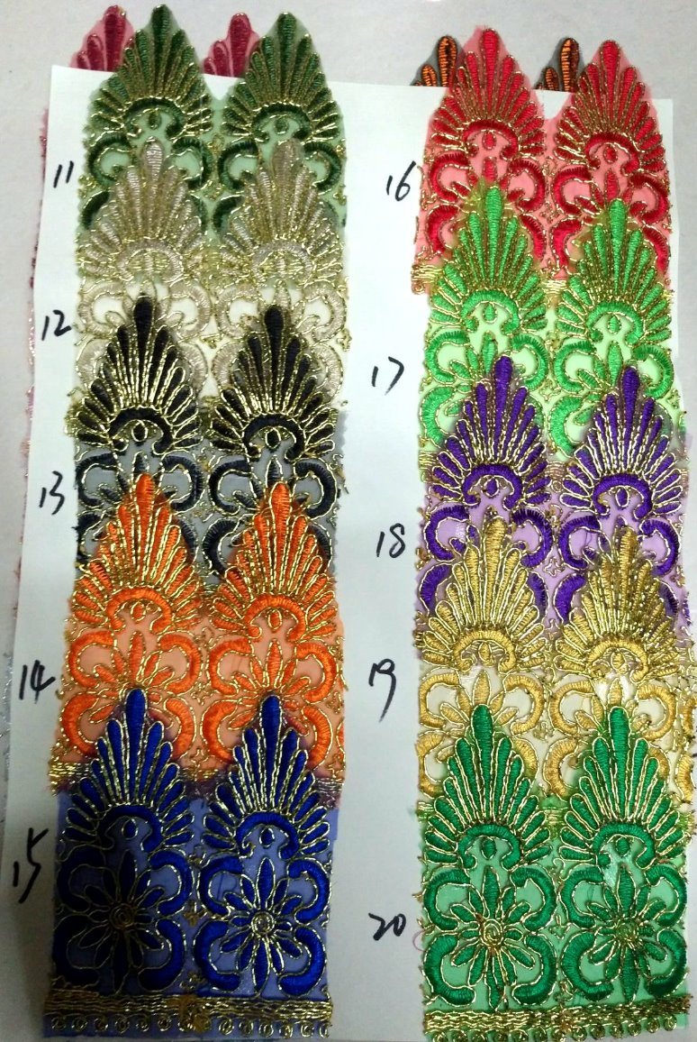 High Quality Embroidery Lace for Lady's Garment