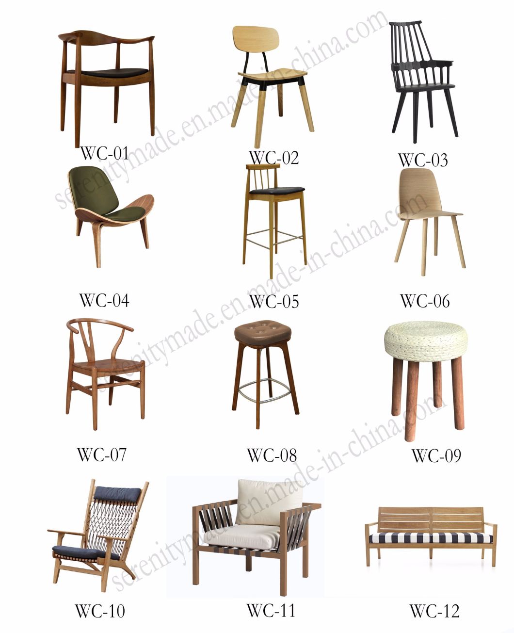 Antique Restaurant/Kitchen Room/Bar Custom-Made Furniture Wooden Dining Chair