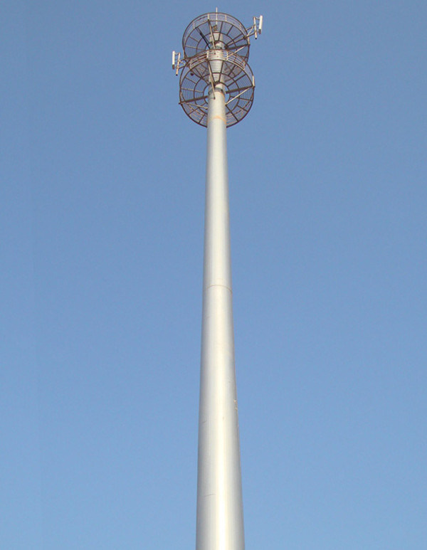 Steel Monopole Microwave Signal Tower