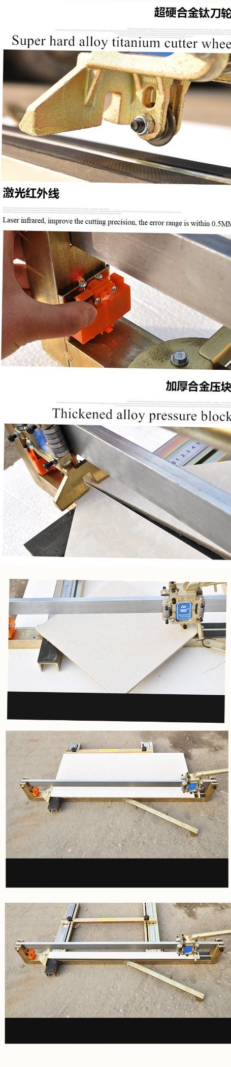 40inch Tile Rite 1000mm Manual Tile Cutter