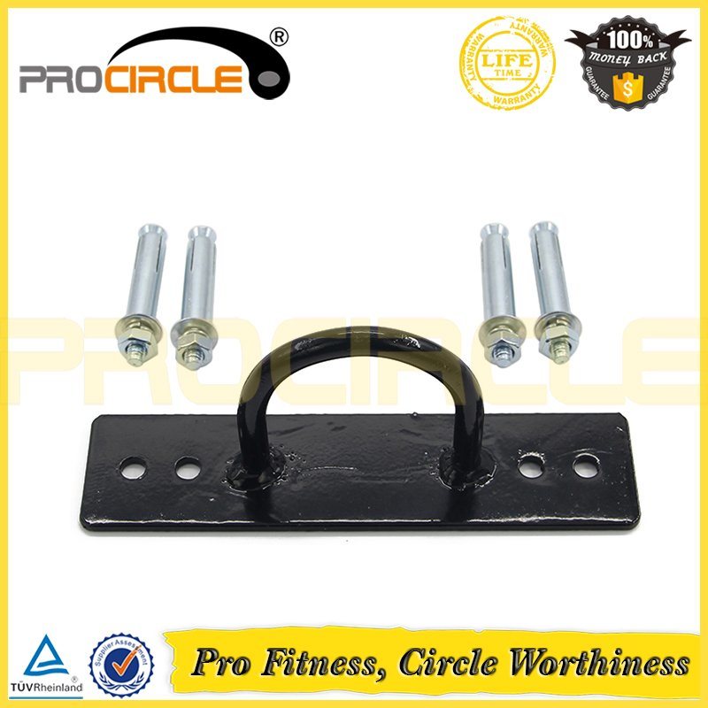 Procircle Battle Rope Exercise Powertraining Rope with Anchor Belt Strap Safety Carabiner Wall Bracket