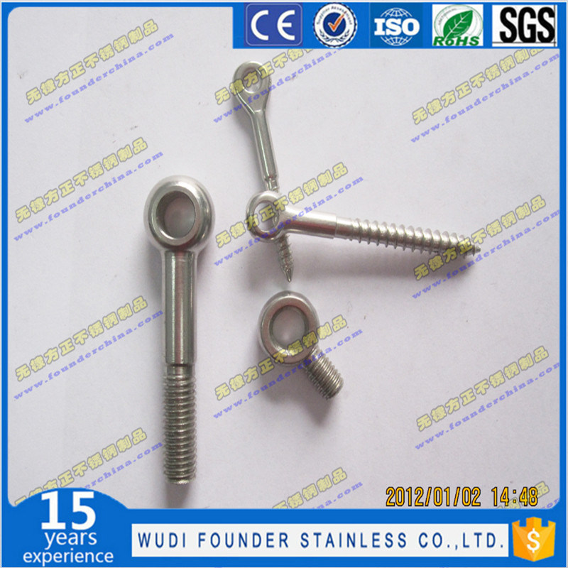 Stainless Steel Wooden Eye Screw