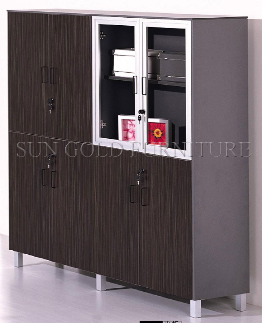 New Design Wooden Bookshelf Bookcase Filing Cabinet with Shelf (SZ-FC054)