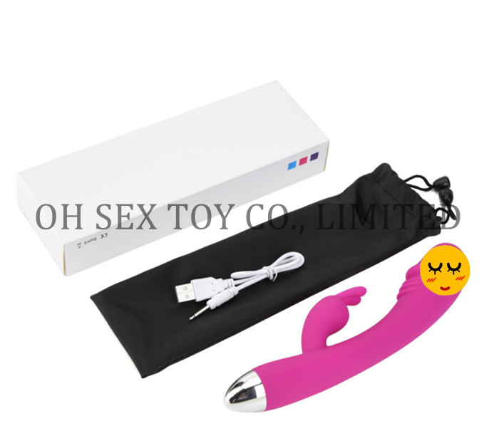 Silicone Rabbit Vibrator Sex Toy for Women Masturbation