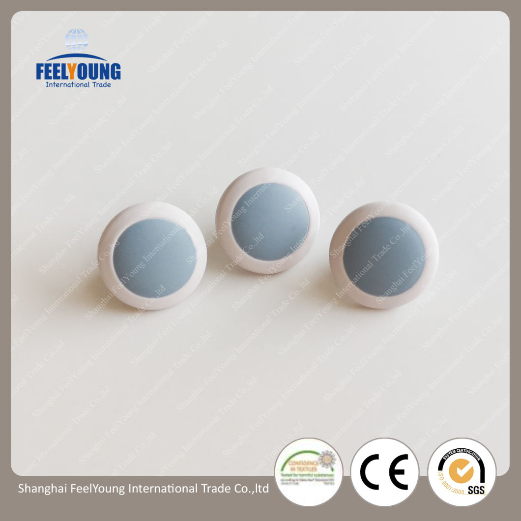 Fashion Buttons Clothing Accessories Eco-Friendly Nickel-Free Metal Blue Button