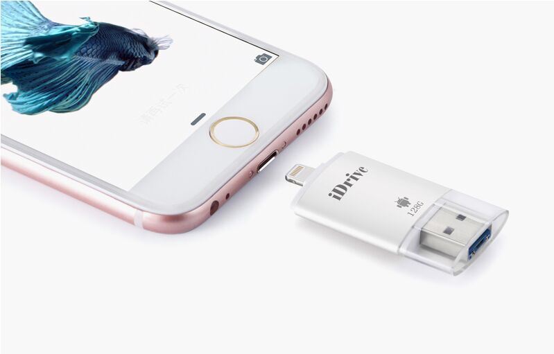 Plastic 3 in 1 Ios/Android OTG USB Drives for iPhone/iPad/Android and Computer (OM-PU002)