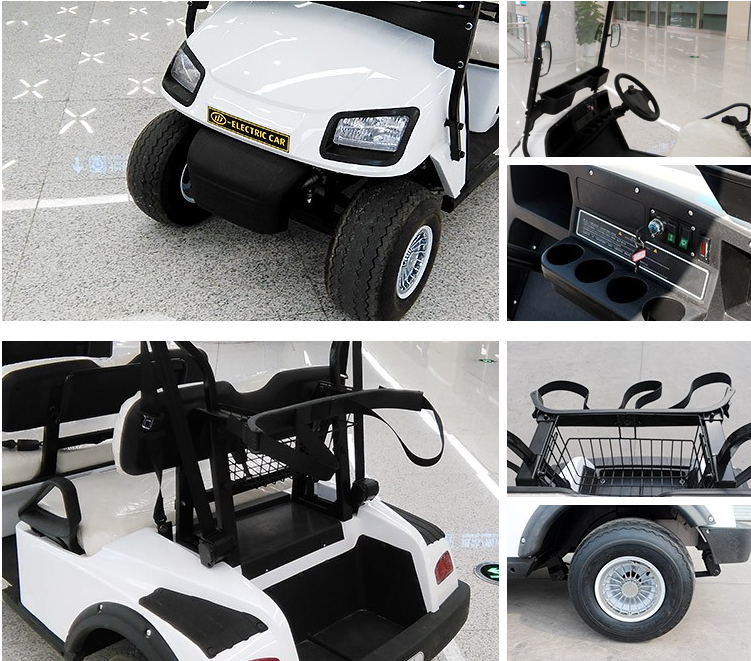 Zhongyi 6 Seats Electric Golf Cart for Airport