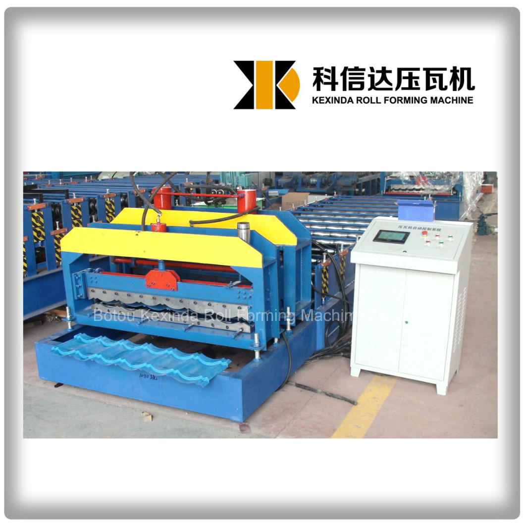 Kxd-1080 Glazed Color Roof Tile Forming Machine Glazed Roof Sheeting Machine
