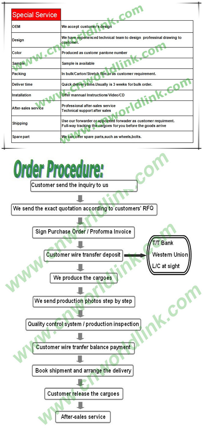 Warehouse Usage Platform Hand Trolley Cart