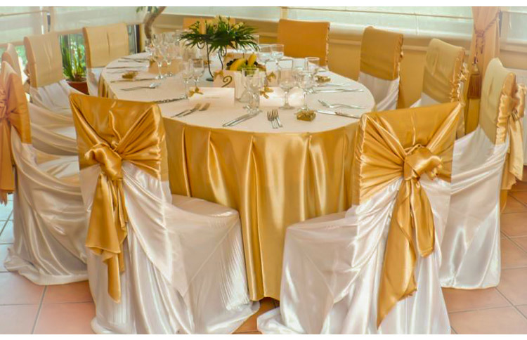 Wedding Hotel Resturant Banquet Polyester Chair Cover (XY54)