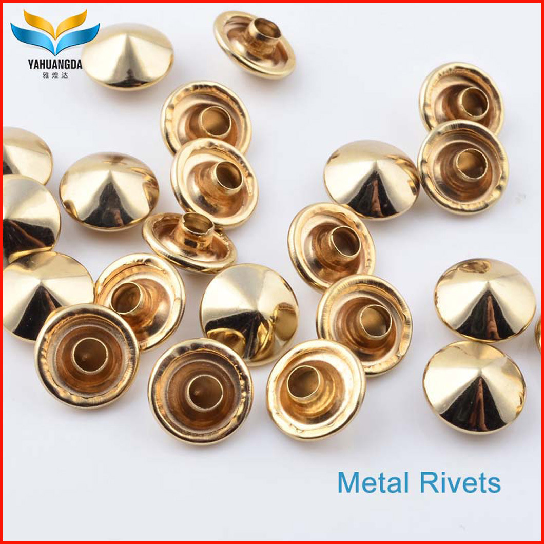 Double Face Logo Metal Rivet Stud for Handbags