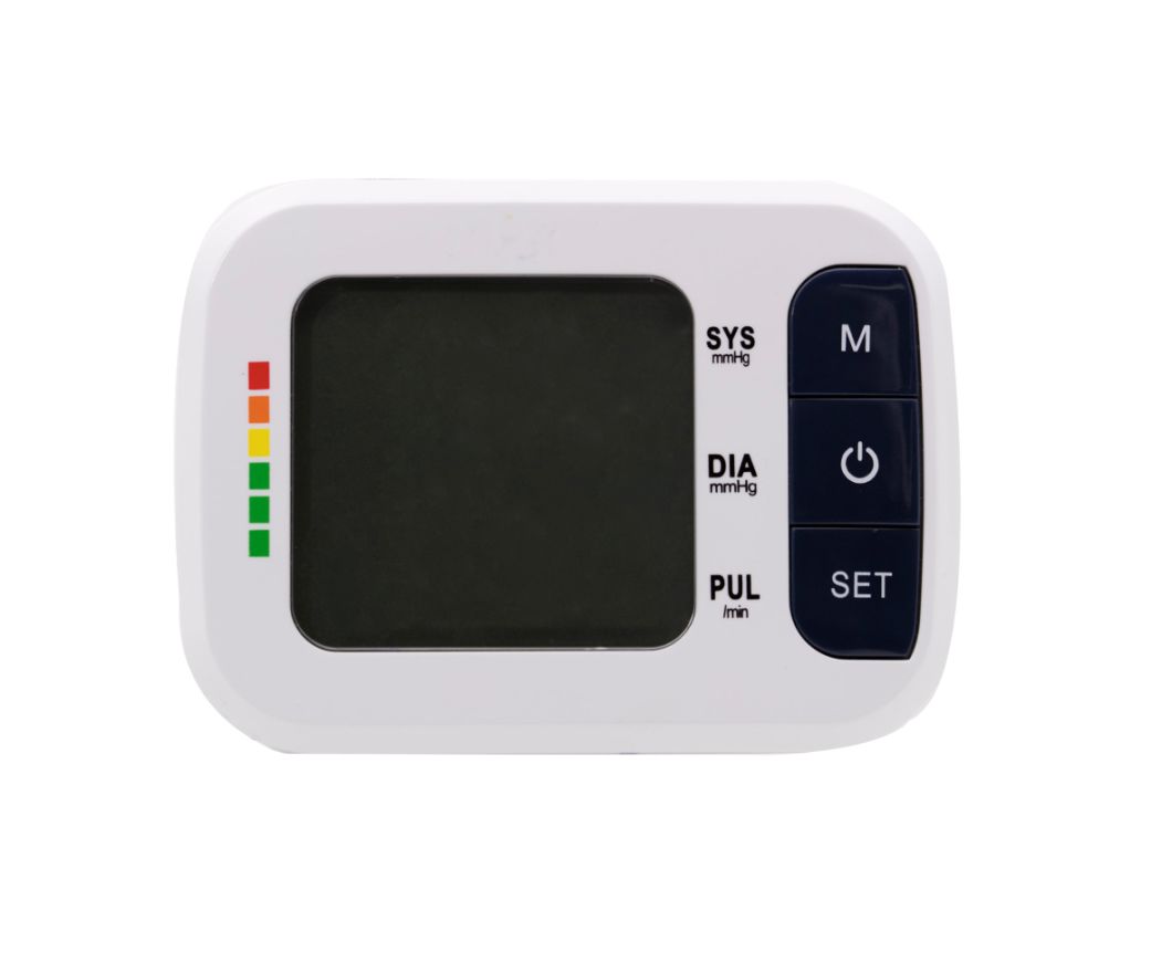 Portable Digital Wrist Blood Pressure Monitor with Large Display