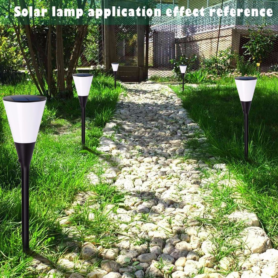 Solar Fire Flame Balze Lawn Wall Decoration Cup Lantern Lamp Light