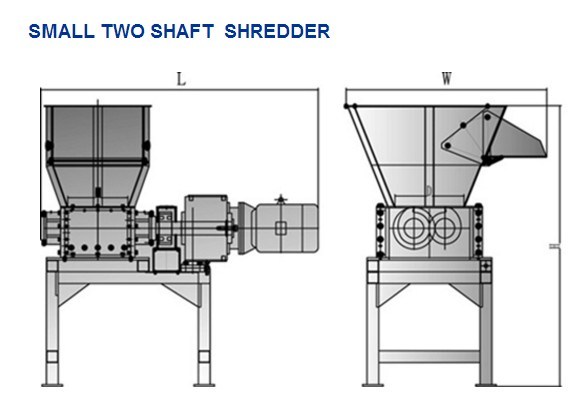 Rubber Shredder/Metal Shredder/Plastic Shredder/Crusher of Recycling Machine/ Gl2140