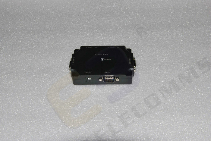 Plastic Housing 4 Ports VGA Video Splitter