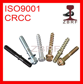 Ss35 Screw Spike, Sleeper Screw, Concrete Screw in Plastic Dowel