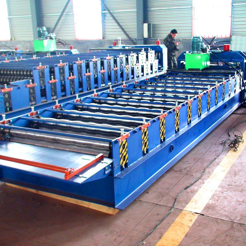 1080 Roof Galzed Tile Roll Forming Machine