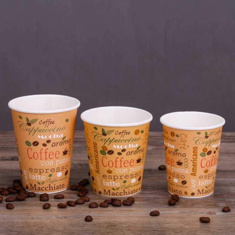 8oz/10oz/12oz Diposable White Paper Cup for Hot Drink