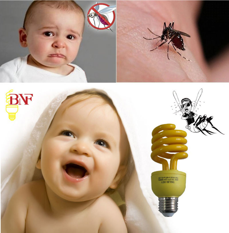 11W Yellow Color Lamp Mosquito Repellent Energy Saving Bulb (BNF-Y)