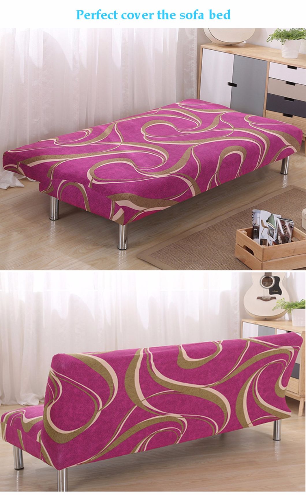 Furniture Protector Slip Sofa Case Cover Printed Home Decoration Fancy