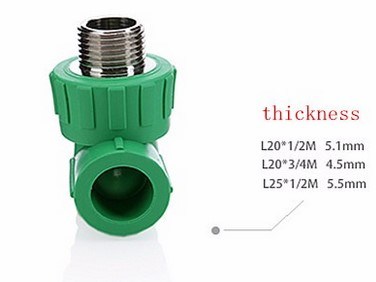 Green Color PPR Pipe Water Fitting