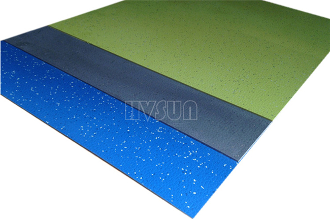 High Quality Fleck Rubber Gym Flooring Roll in Rubber and Plastic Flooring