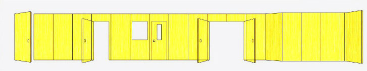 Movable Partition Walls Track and Roller, Trolley