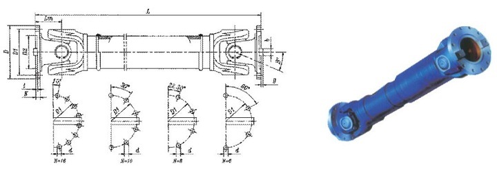 Propeller Cardan Shaft for Rolling Mill