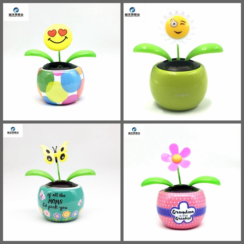 BSCI, Wca, Sqp, Wal-Mart Factory Certified, Solar Dancing Flower Flip Flap, Solar Toys for Home, Office, Car Decorations