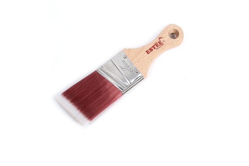 Synthetic Paintbrush Premium Market Short Wooden Handle Paint Brush