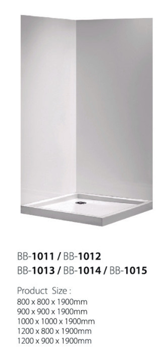 No Shelf Retangular Shower Room Matched Shower Wall (BB-1014-1015)
