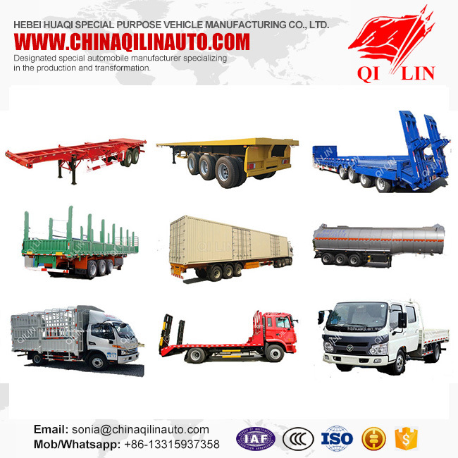 Aluminum Alloy Semi Trailer Tri-Axles for Fuel Storage and Transport