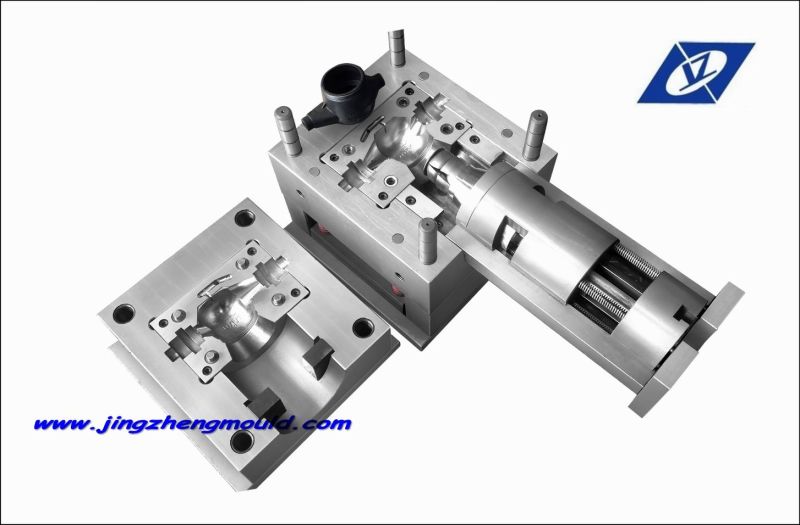 Plastic Pipe Connecting Tee Fitting Mould (JZ-P-D-01-016_E)