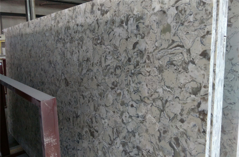 Acrylic Solid Surface Used in Restaurant Counter Tops and Other Furnitur, Artificial Stone, Quartz Stone Slabs