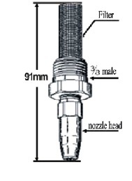 Filter Brass Paper Industry Equipment Trimming Ceramic Spray Nozzle