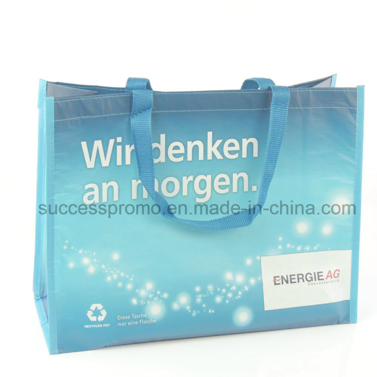 High Quality Reusable Promotion Laminated Recycled RPET Shopping Bag