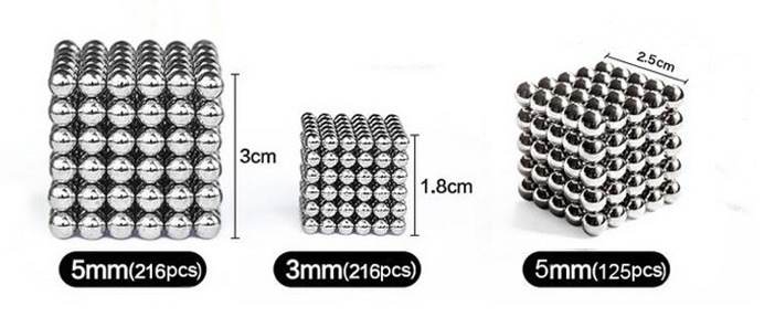 Nickel Magnetic Balls Round Sphere Magnets 4mm
