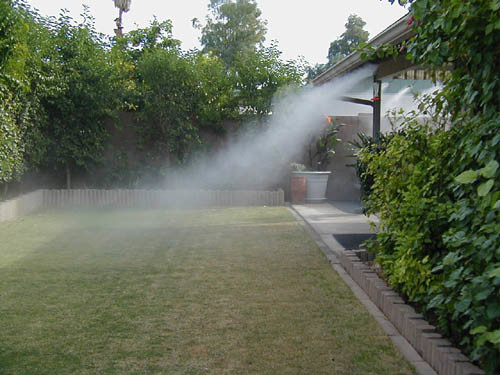 Misting System with 18 Nozzles