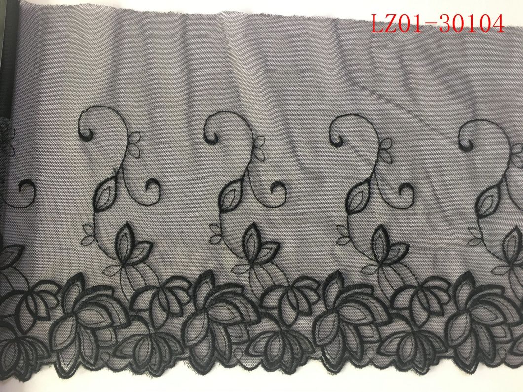 High Quality 3D Embroidery Lace for Women Underwear Accessories