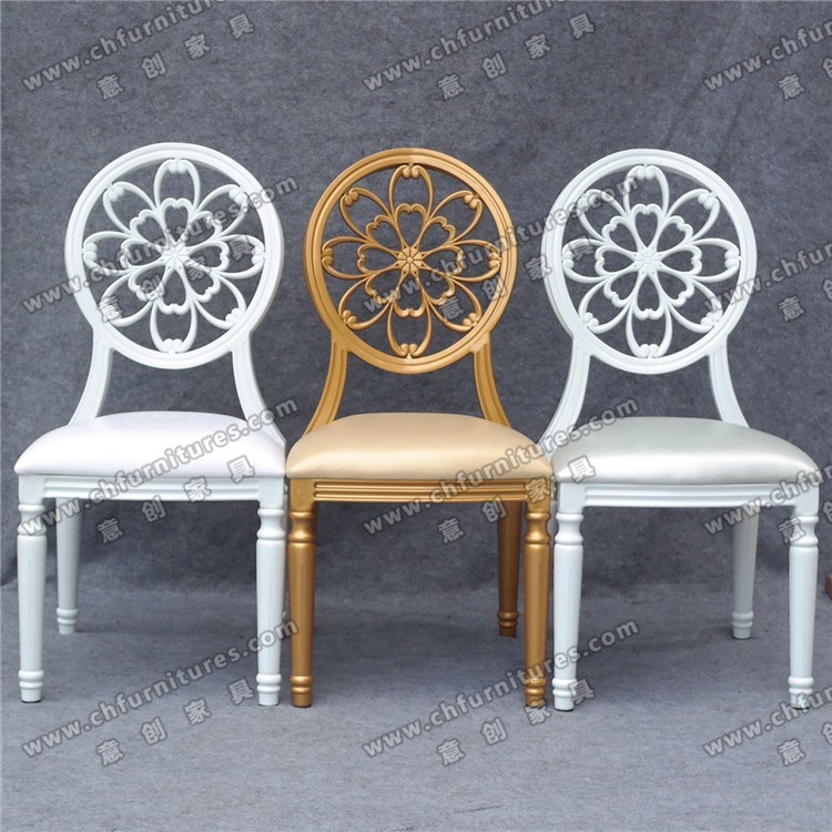 Yc-D215 New Design Transparent Round Plastic Back Acrylic Antique Dining Chair Styles