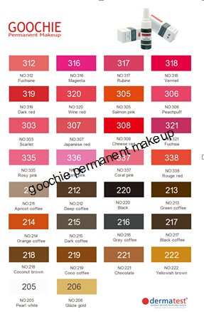 Professional Tattoo Ink Permanent Makeup Pigment ZX-002