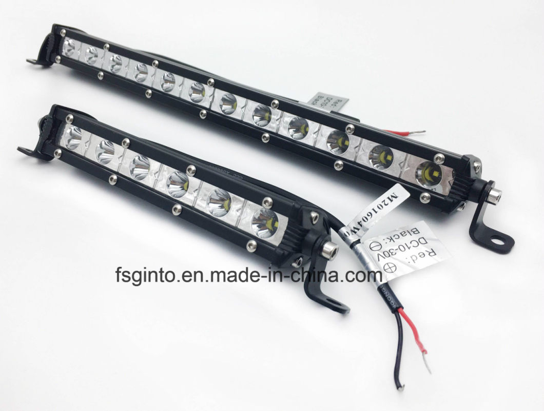 3W CREE Super Slim Car LED Light Bar Single Row 4X4 Offroad LED Light Bars