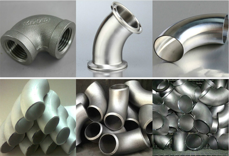 90 Degree Elbow, Stainless Steel Sanitary Elbow Fitting, Pipe Bend for Handrail Fitting Ellbow