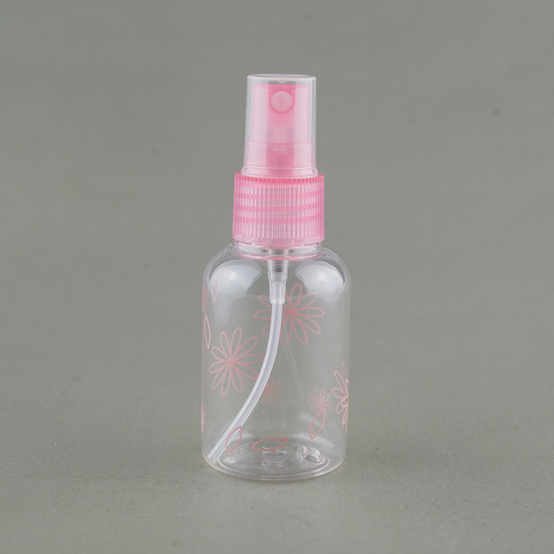 50ml Clear Plastic Pet Cosmetic Bottle OEM Bottle Color