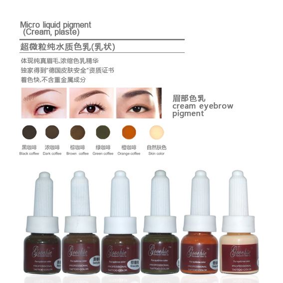 Microblading Pigments Eyebrows Permanent Makeup Inks
