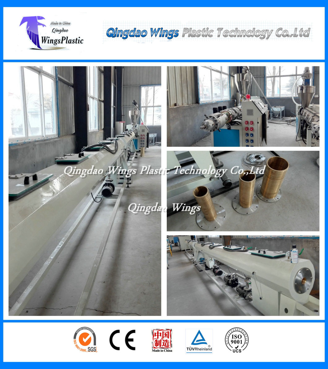 PVC Water Pipe Extruder Machine with Conical Twin Screw Extruder