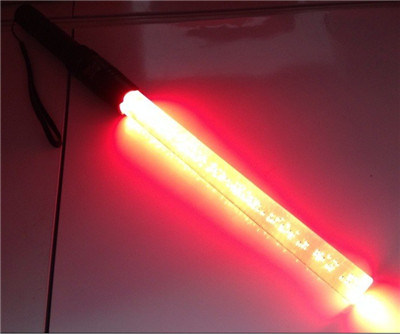 Police Signal Rechargeable Traffic Safety Baton with Torch Light